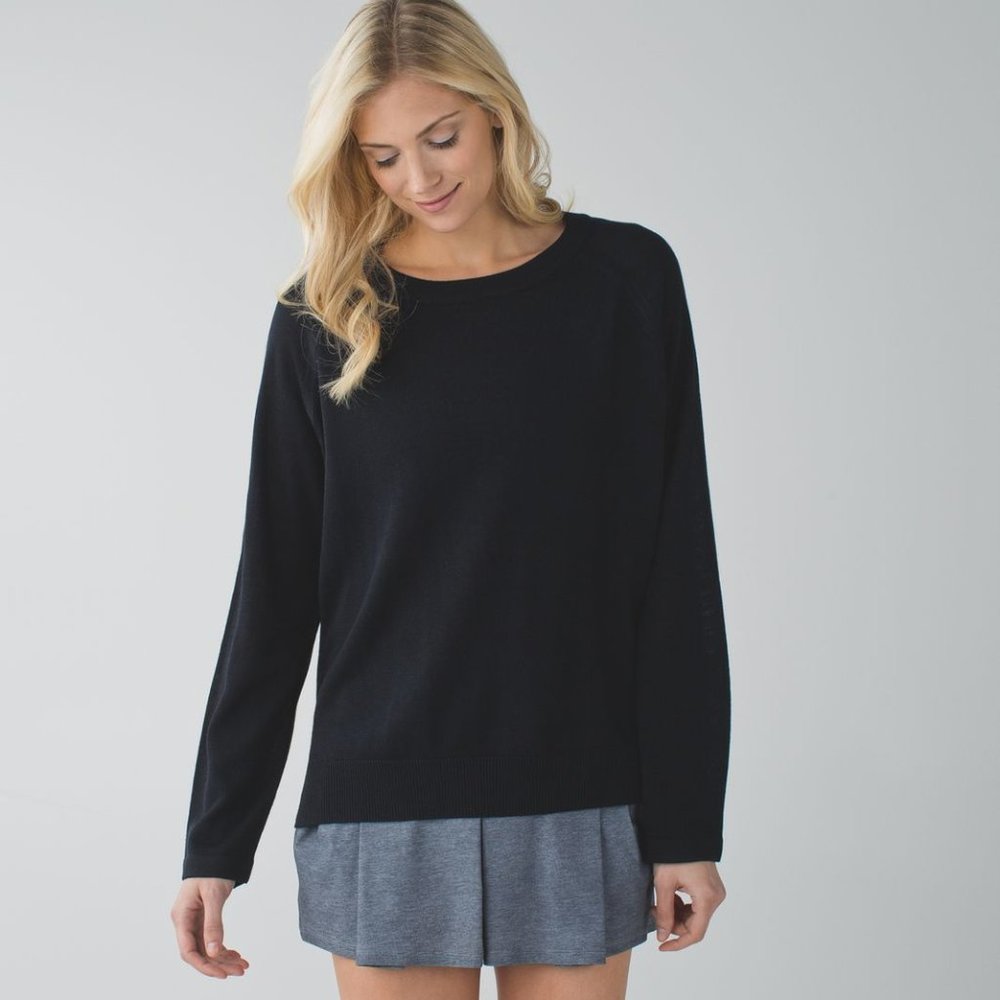 lululemon Post Savasana Pullover - Black